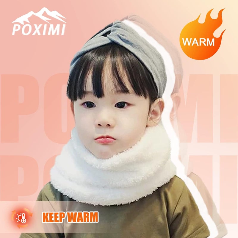 POXIMI Store Baby Winter Scarf Toddler Neck Warmer Child Cozy Stylish Scarves for Unisex Infant Boys Girls - Image 4